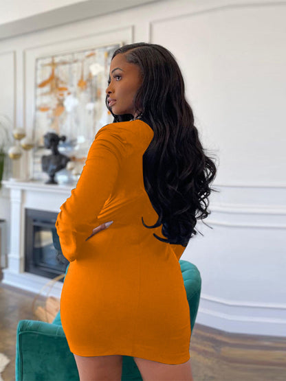 Solid Color Stitching Mesh Under Breast Dress kakaclo