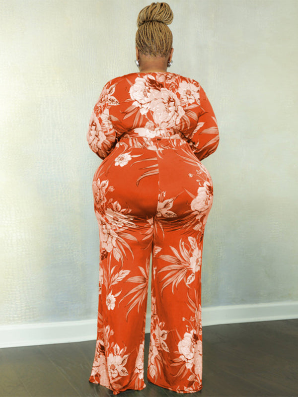 Gem Plus Fresh and Sweet Jumpsuit with Belt kakaclo