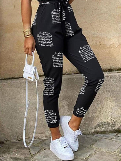 Casual Lapel Buttoned Belt Cargo Jumpsuit kakaclo