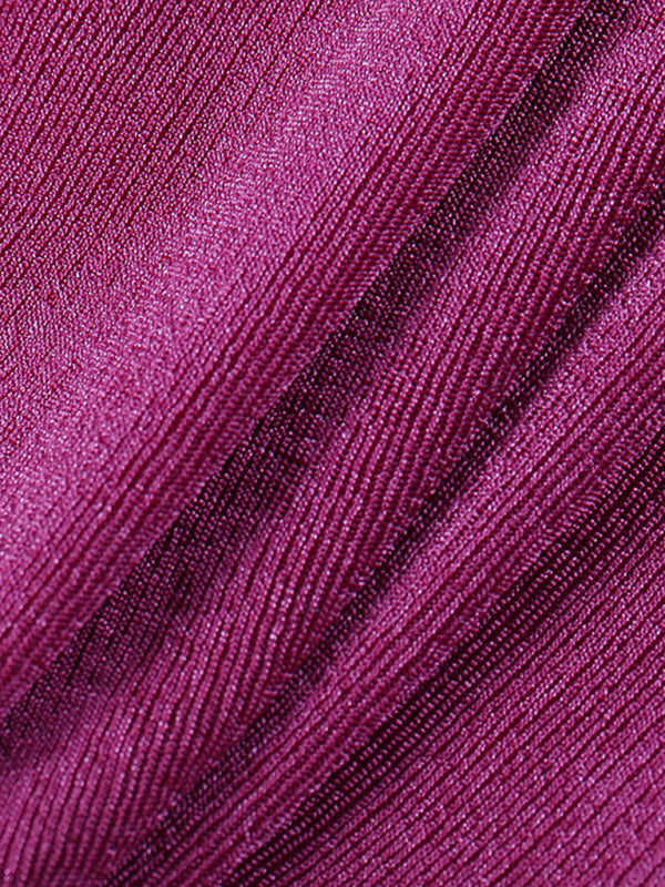 Knitted One Shoulder Cropped Top kakaclo