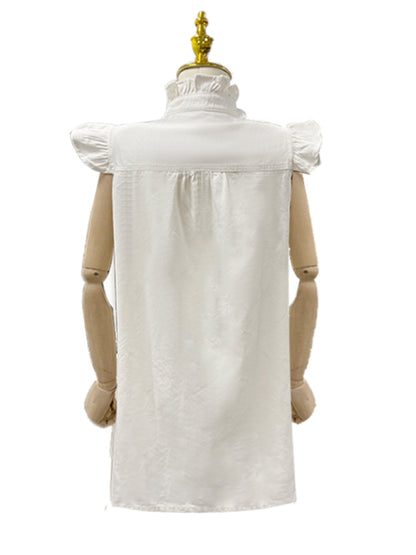 Casual Fashion Ruffle Denim Dress kakaclo