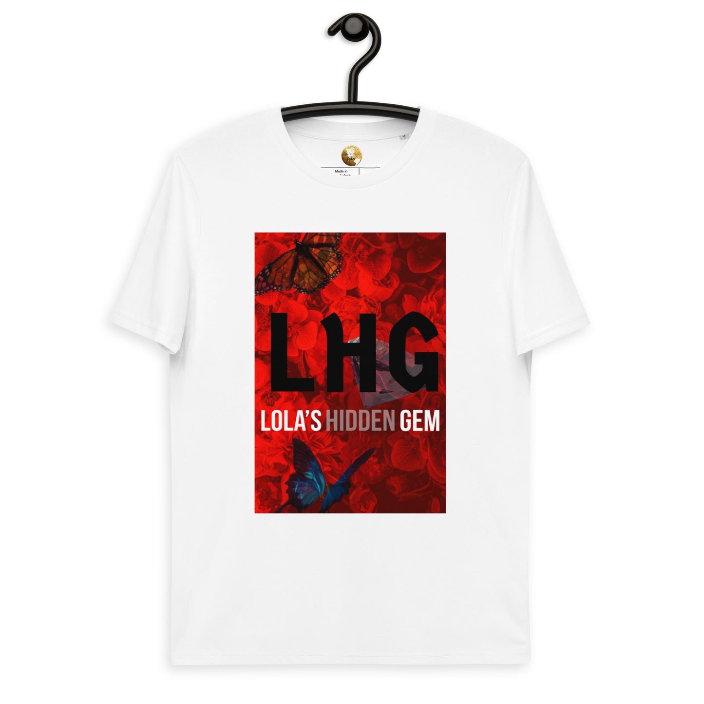 LHG Butterfly Unisex Organic Cotton T-shirt Lola’s Hidden Gem