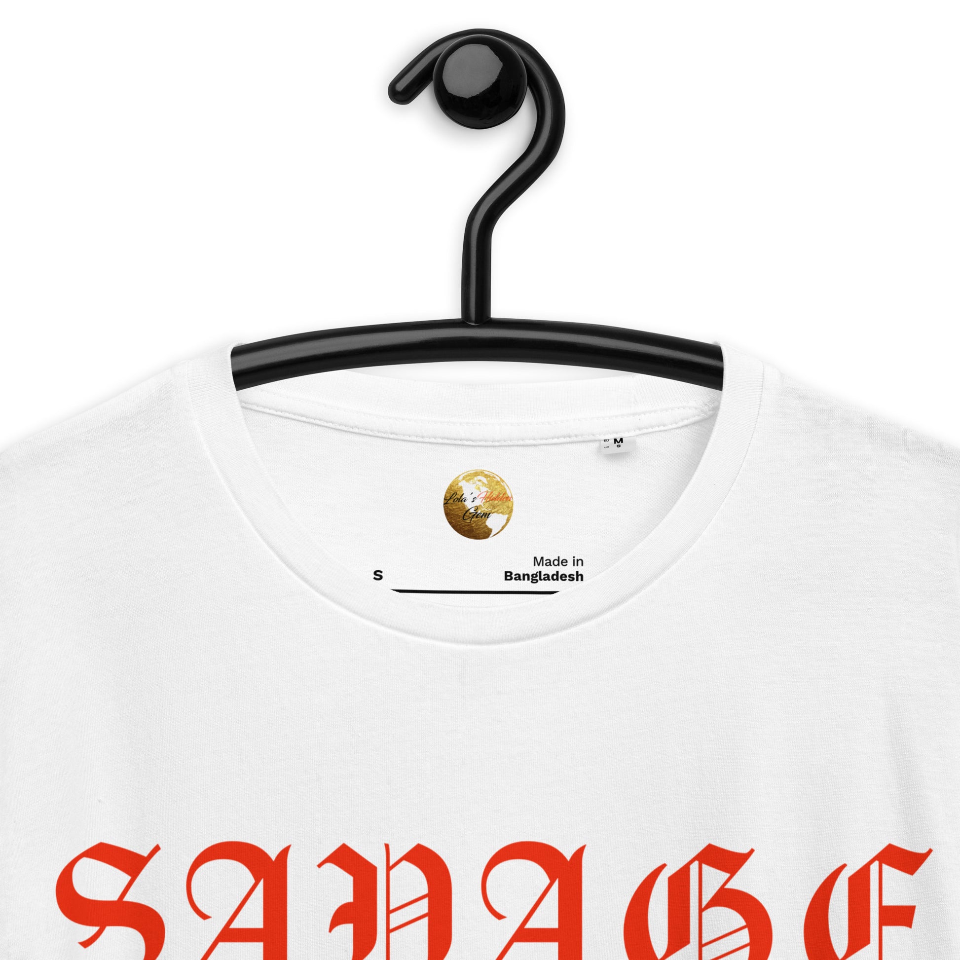 Savage Unisex Organic Cotton T-shirt Lola’s Hidden Gem